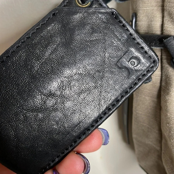 NEW Joe's Jeans bucket purse beachy summer army khaki black crossbody bag boho - Picture 4 of 10